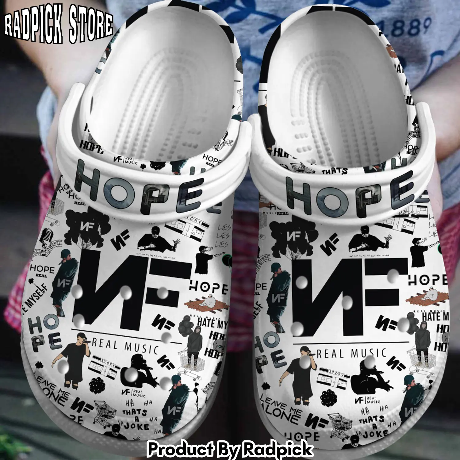 Radpick premium nf music clogs shoes comfortable for men women rp6522192